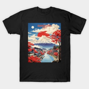 Gamagori Japan Vintage Poster Tourism T-Shirt